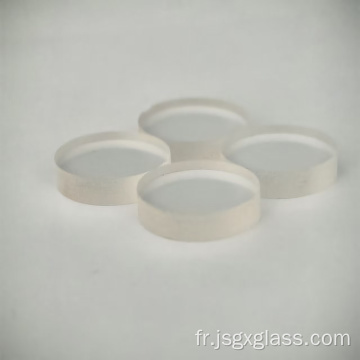 Lentille optique transparente, verre à Quartz K9 BK7